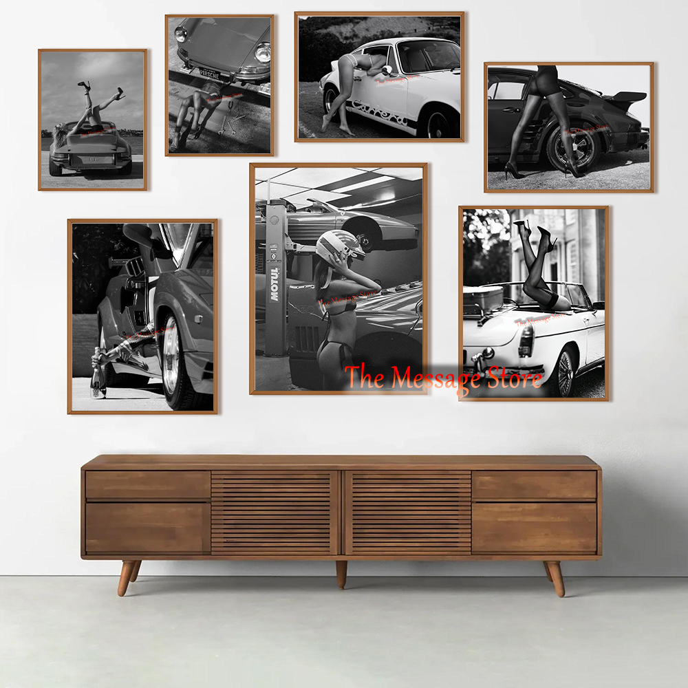 Luxury Lifestyle Japan - Pintura em Tela de Carro Esportivo