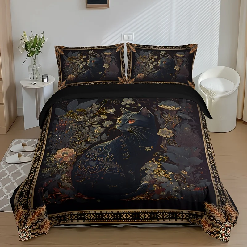 Linen Duvet Cover - Conjunto de Capa de Edredom com