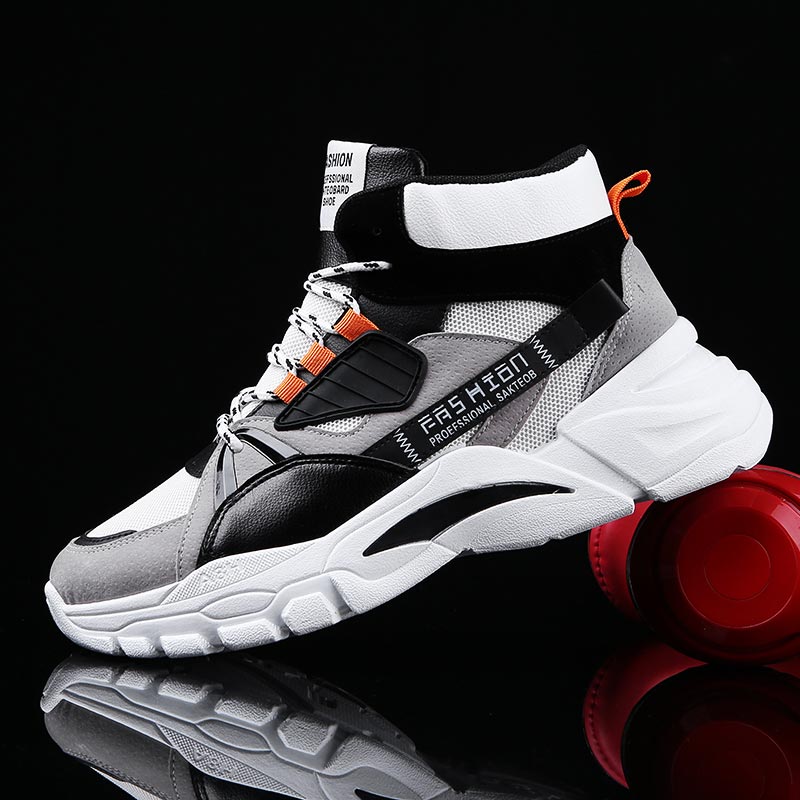 Luxury Lifestyle Japan - Hightop-Sapatilhas Esportivas Masculinas, Sapatilhas de Cima