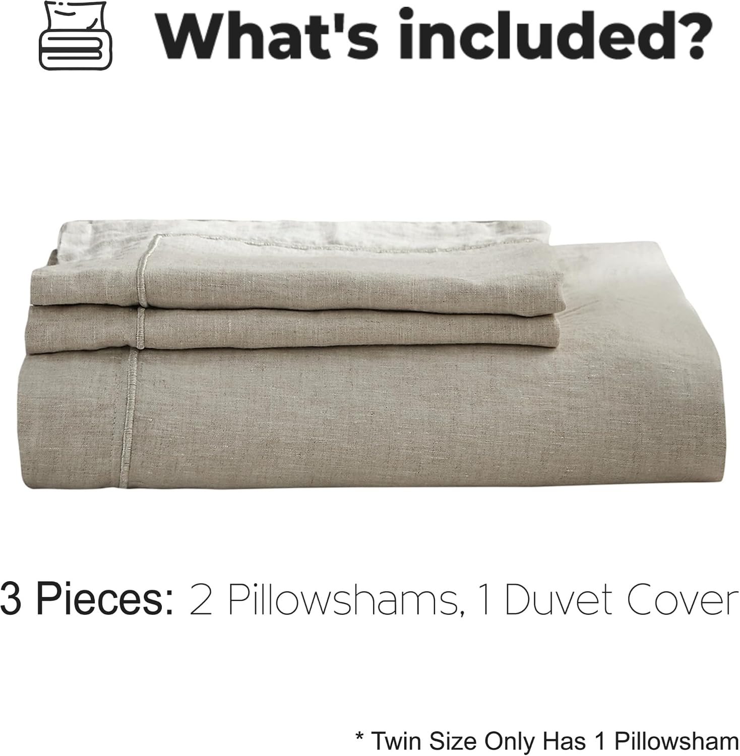 Conjunto de Capa de Edredom de - Linen Duvet Cover avaliação e preço