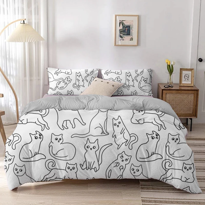 Animal Print Conjunto de cama  - Linen Duvet Cover avaliação e preço