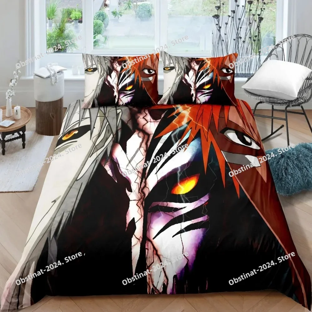 3d lixívia kurosaki ichigo con - Linen Duvet Cover avaliação e preço