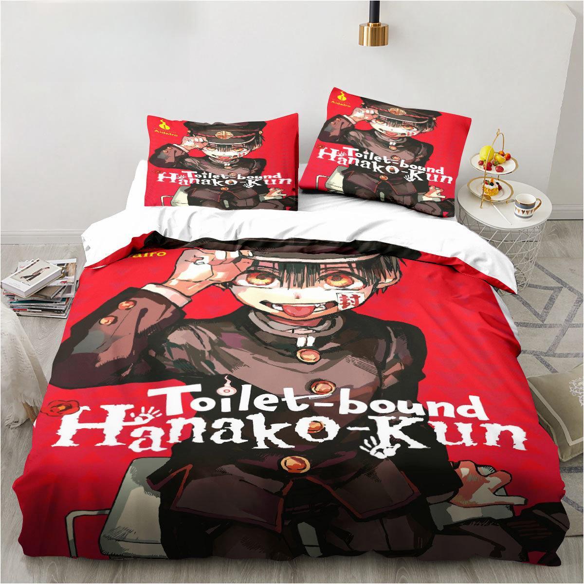 Anime toalete-bound hanako-kun - Linen Duvet Cover avaliação e preço