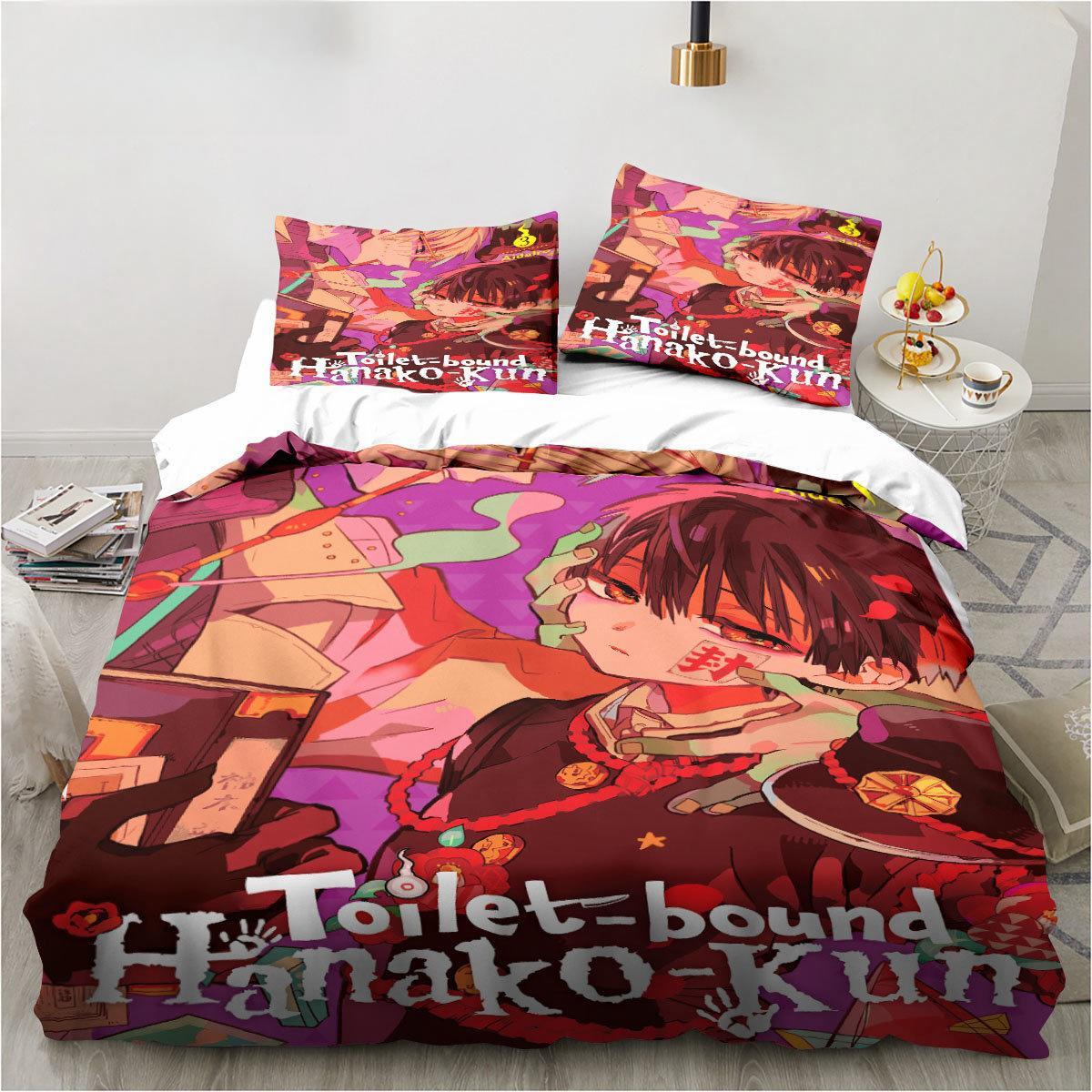 Anime toalete-bound hanako-kun - Linen Duvet Cover avaliação e preço