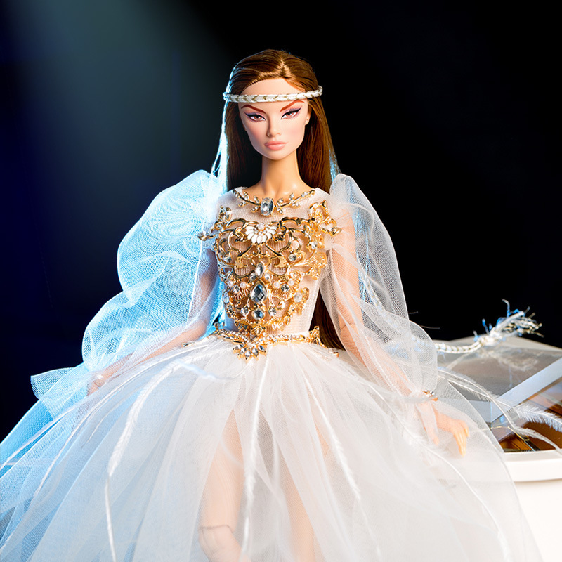 1/6 32cm fr supermodelo boneca - Luxury Lifestyle Dress avaliação e preço